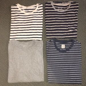Lot of 4 J Crew short  sleeve t shirts